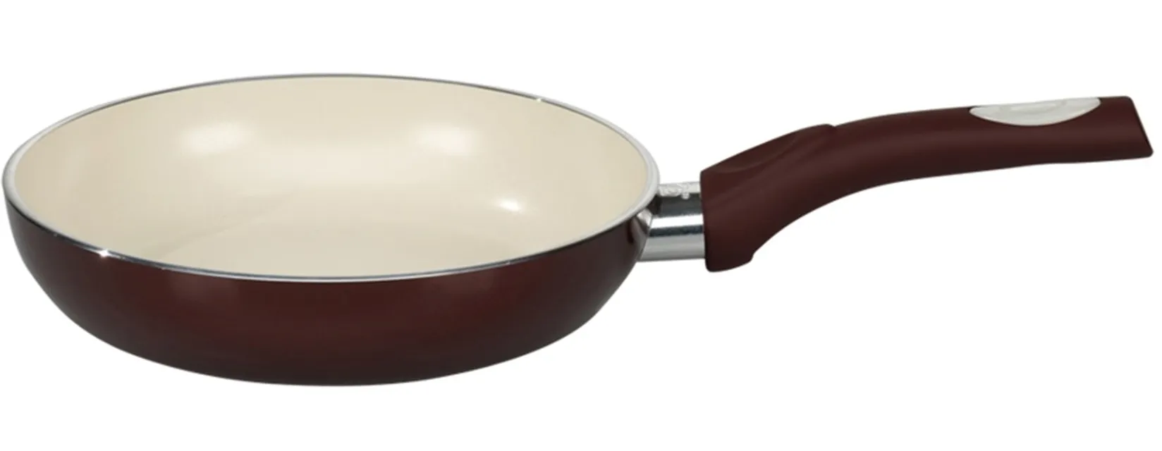 Chảo inox từ Ceramic Bratpfanne c&oacute; lớp đế đa lớp, 2 lớp inbox v&agrave; 1 lớp từ ở giữa