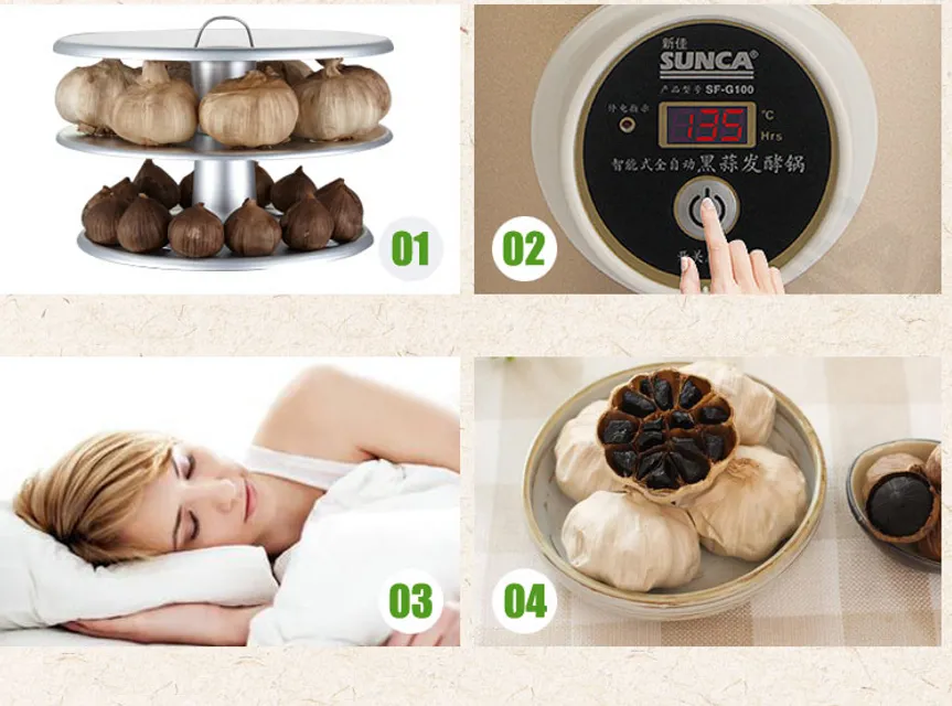 C&aacute;ch l&agrave;m tỏi đen bằng m&aacute;y cực kỳ đơn giản, nhanh ch&oacute;ng v&agrave; tiện lợi