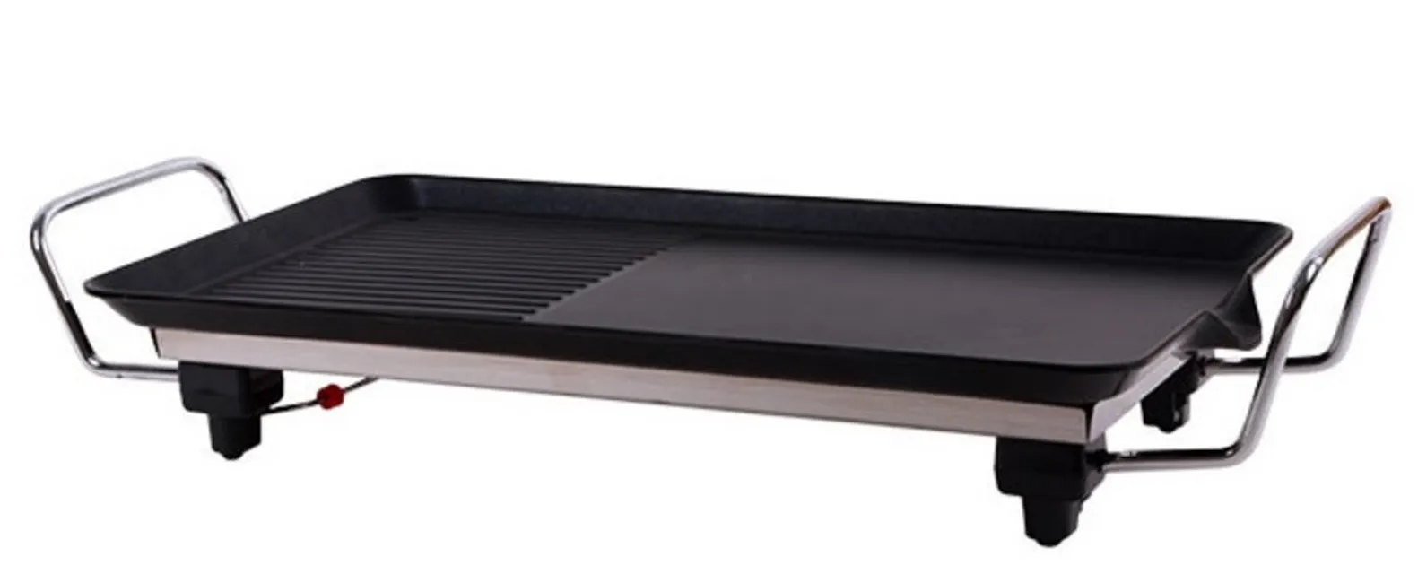 Vỉ nướng VNTech VN198 với bề mặt nướng rộng chống d&iacute;nh, c&oacute; khay đựng mỡ