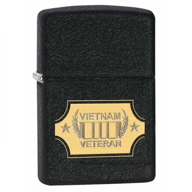 Bật lửa Zippo 28875 Vietnam War Black Crackle gi&aacute; rẻ