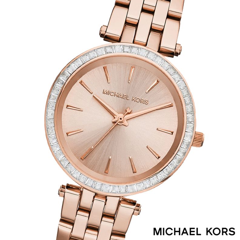 Michael Kors Petite Darci Rose Gold Ladies Diamond Watch MK3366   lupongovph
