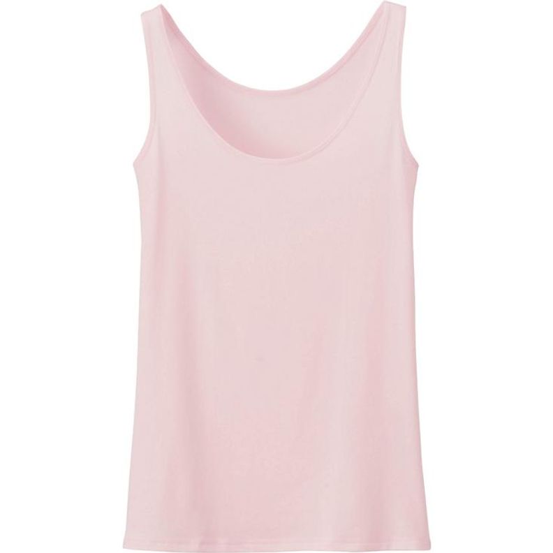 This tank top has subtle builtin padding so you can ditch your bra