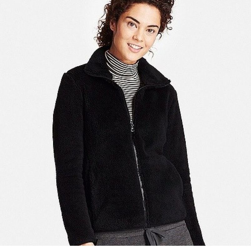 Áo khoác nữ trần trám lót lông cừu Uniqlo mẫu mới năm 2020hàng có sẵn   Mua hàng trực tuyến giá tốt nhất