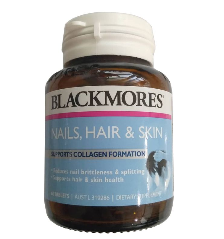 Viên Uống Hỗ Trợ Đẹp Da, Móng Và Tóc - Blackmores Nails Hair Skin Úc