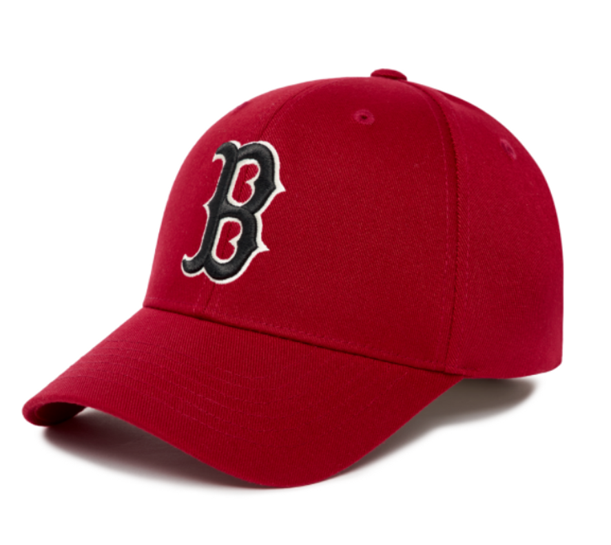 Nón MLB Basic Color Block Unstructured Ball Cap Boston Red Sox  3ACP3303N43RDS Màu Trắng Đỏ