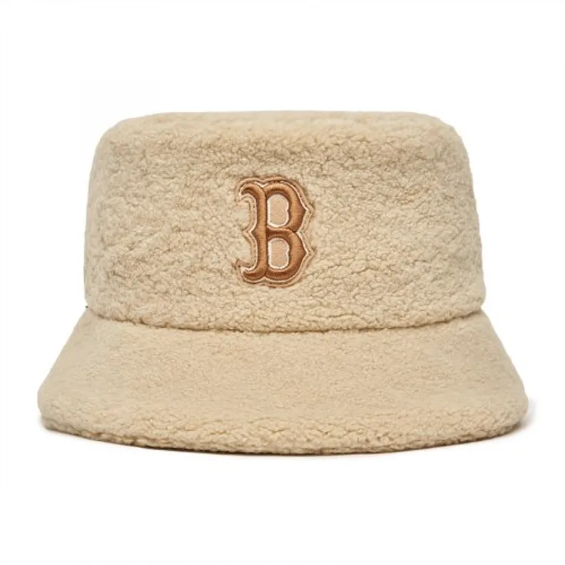 Mũ tròn MLB nón Bucket lông cừu MLB giữ ấm hàng xuất dư cao cấp phong cách  Hàn Quốc  MixASale