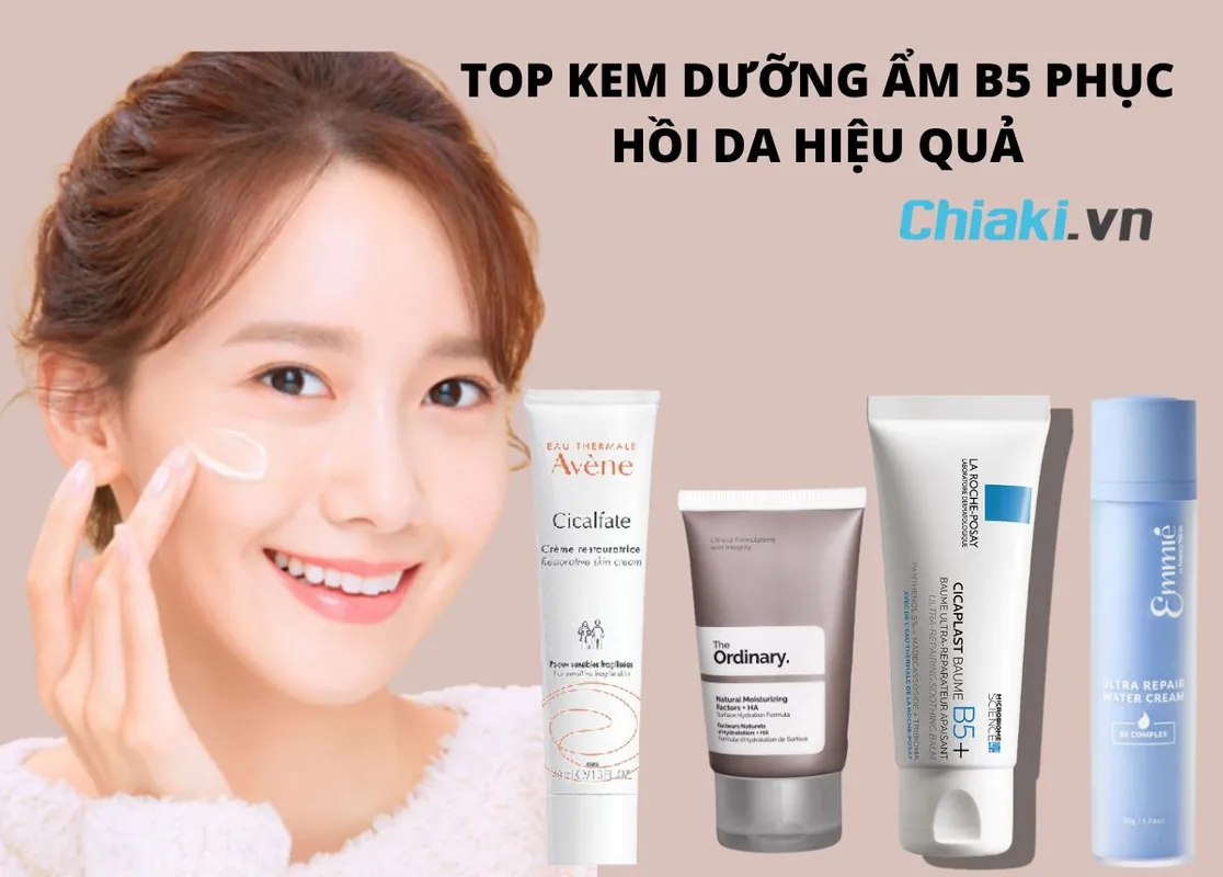 DÙNG SERUM B5 CẦN KHÓA ẨM ĐỂ TĂNG CƯỜNG PHỤC HỒI DA