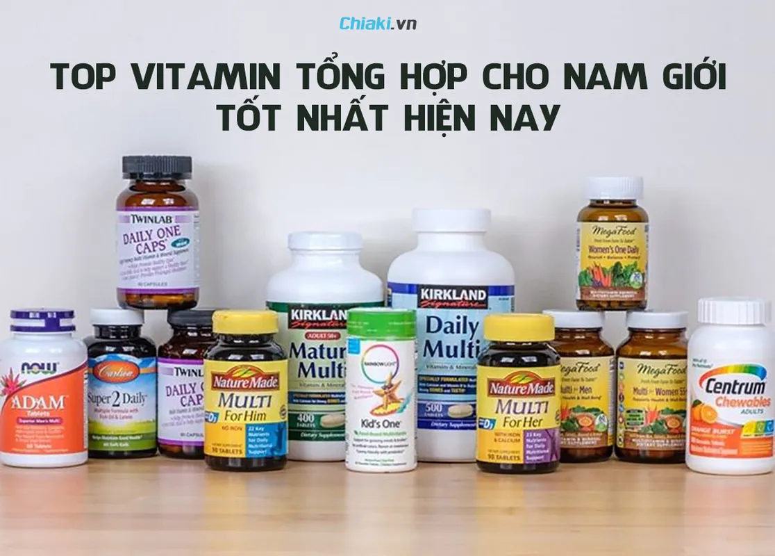 BỔ SUNG VITAMIN TỔNG HỢP CHO NAM DƯỚI 50 TUỔI MỖI NGÀY