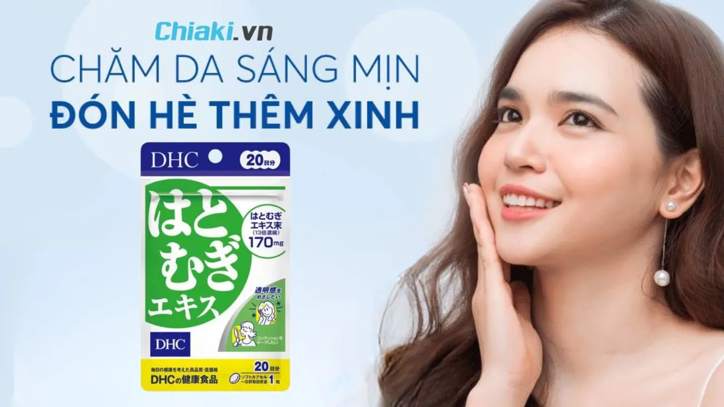 VIÊN UỐNG VITAMIN C DHC 60 NGÀY DÀNH CHO LÀN DA SÁNG HỒNG