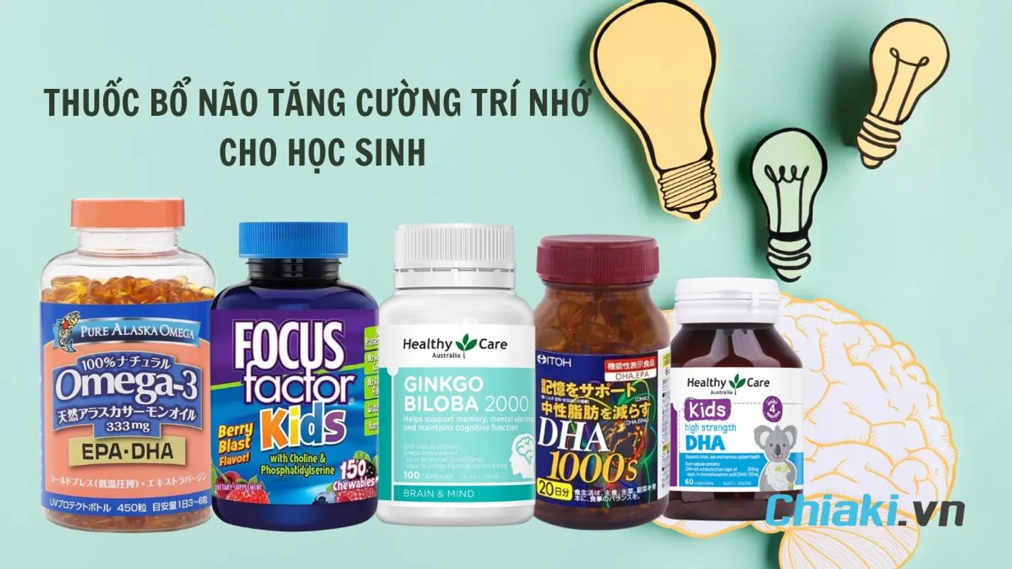 SẢN PHẨM THUỐC BỔ NÃO DÀNH CHO HỌC SINH TRUNG HỌC CƠ SỞ