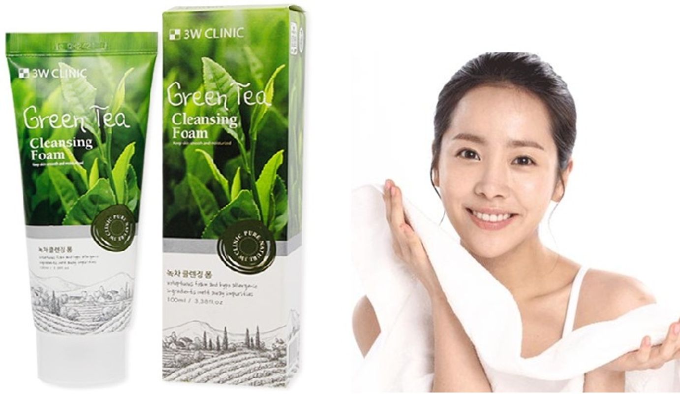 Sữa Rửa Mặt Trà Xanh 3W Clinic Green Tea Foam Cleansing