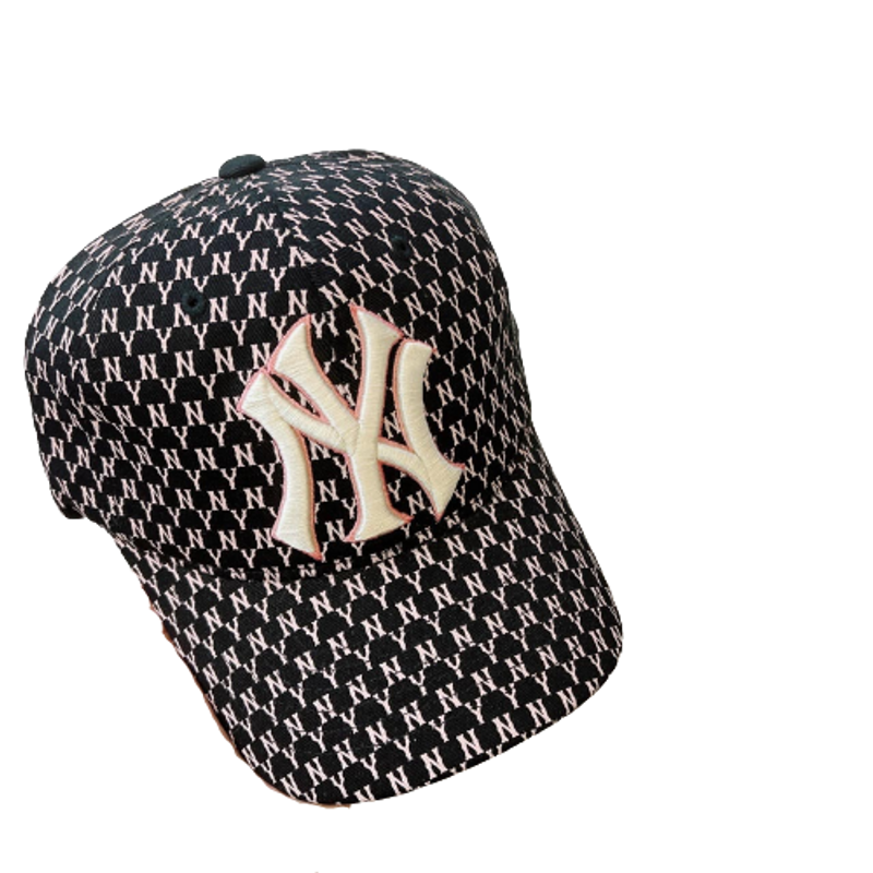 MLB New York Yankees Diamond Adjustable Hat In Black