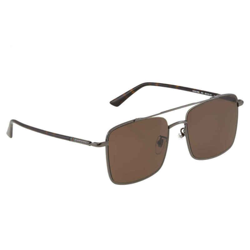 Kính Gucci Brown Rectangular Unisex Sunglasses GG0610SK 002 56