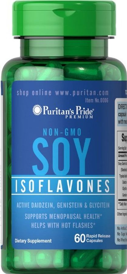 Mầm Đậu Nành Es-tro-gen Non-GMO Soy Isoflavones 60 Viên Của Mỹ