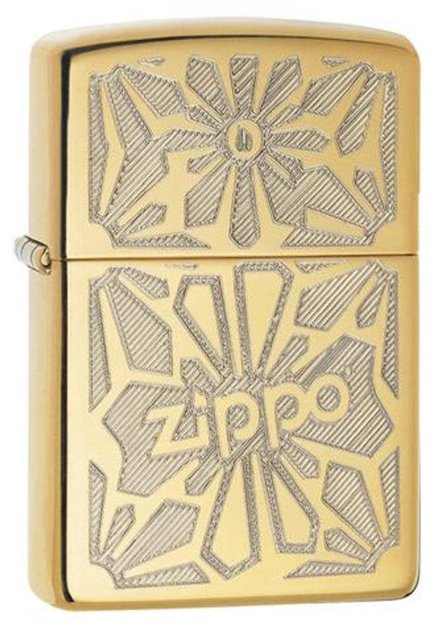 Bật Lửa Zippo 28450 Ornament High Polish Brass