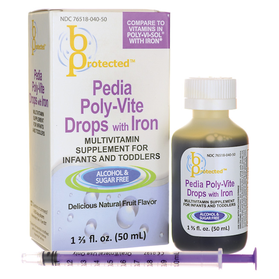 Pedia Poly Vite Drops With Iron - Vitamin Tổng Hợp Cho Trẻ Biếng Ăn