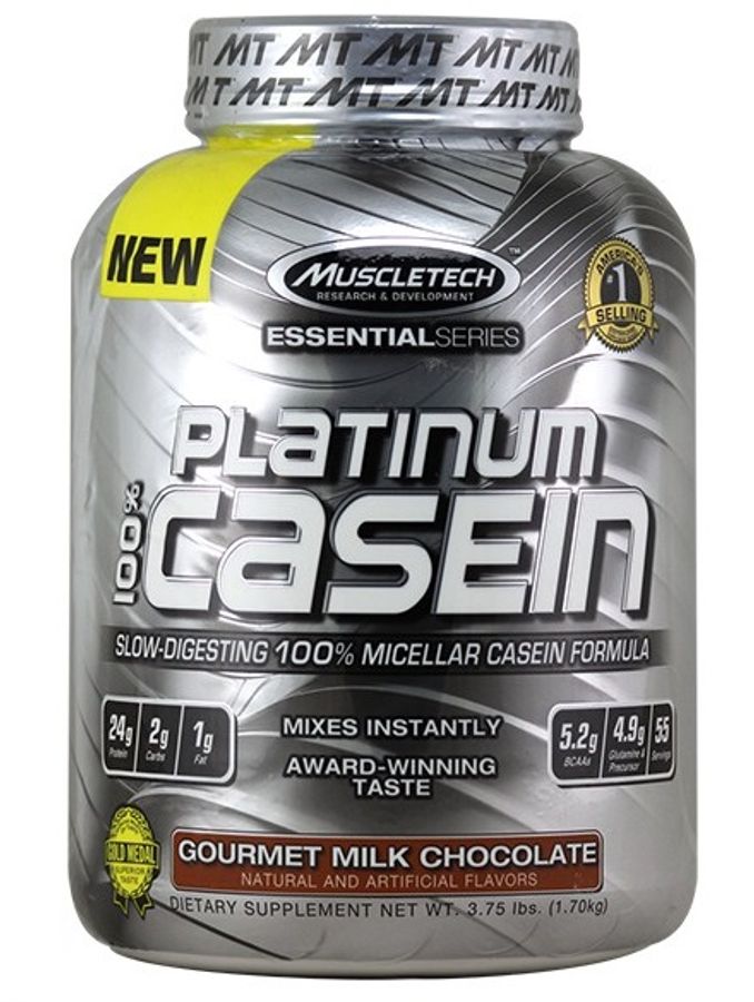 Platinum Casein MuscleTech 4Lbs (1.8kg) Nuôi Cơ