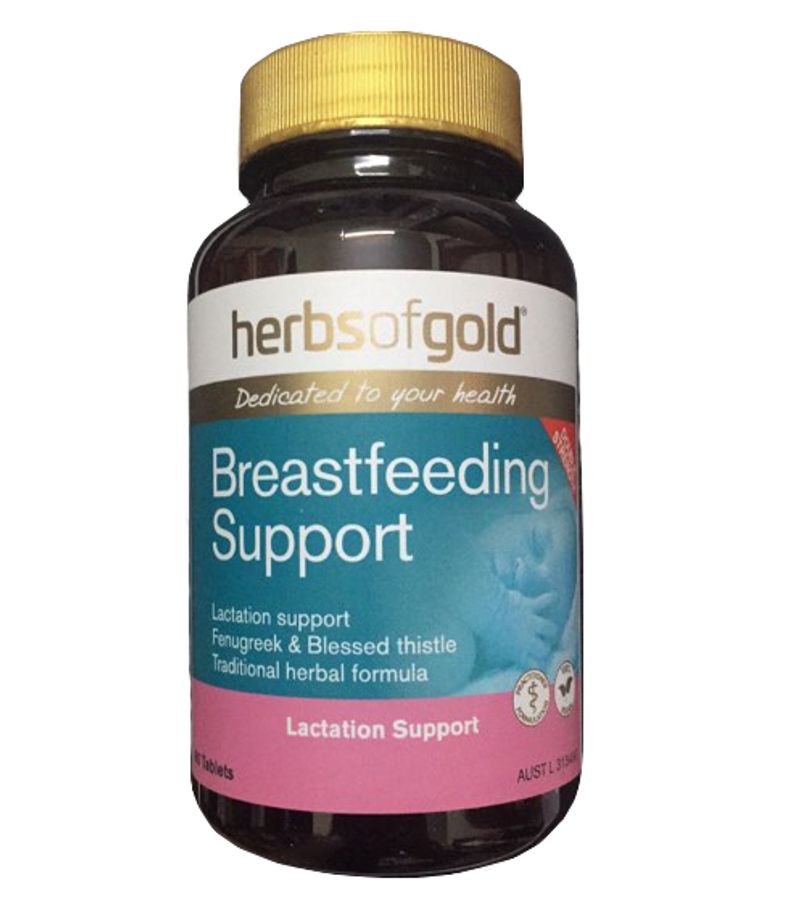 Viên Uống Lợi Sữa Herbs Of Gold Breastfeeding Support Của Úc