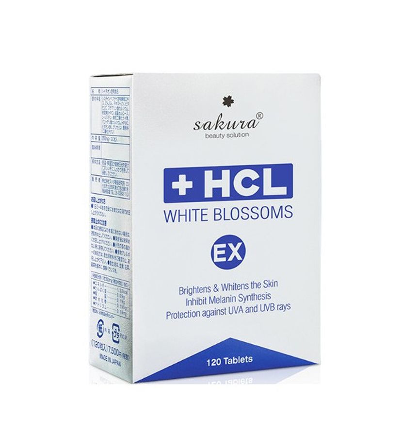Viên Uống Hỗ Trợ Giảm Nám Sakura HCL White Blossoms EX