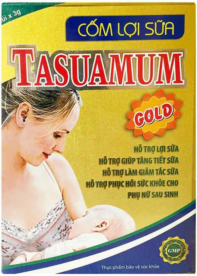 Cốm Lợi Sữa Tasuamum Gold Cho Phụ Nữ Sau Sinh 30 Gói