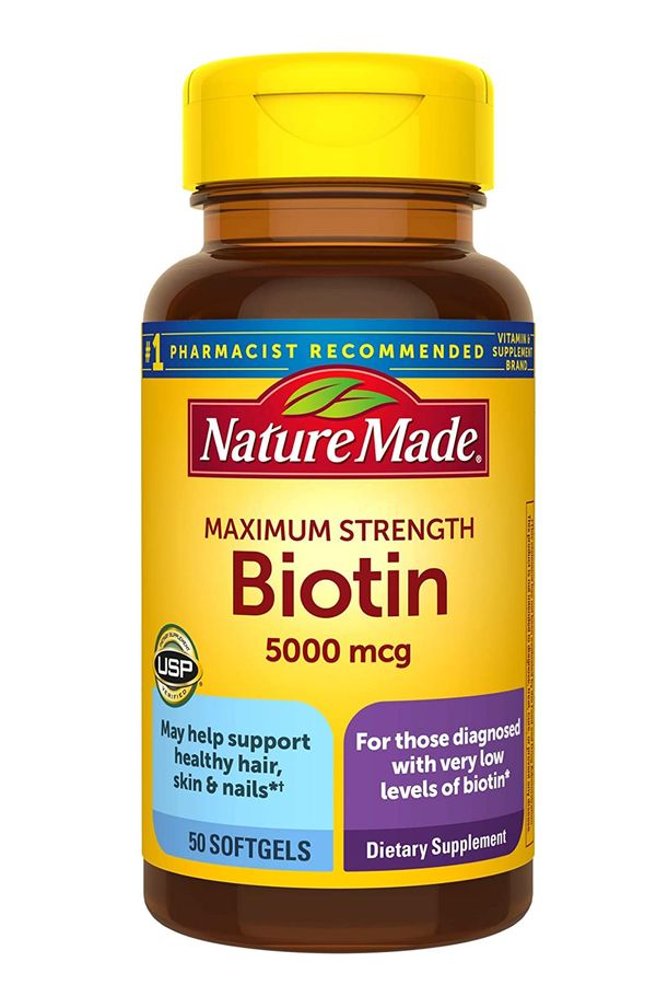 Viên Uống Hỗ Trợ Mọc Tóc Nature Made Biotin 5000mcg