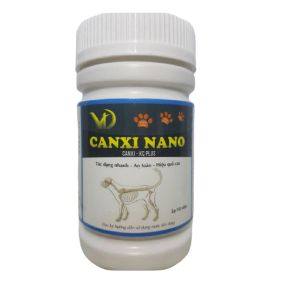 Viên Uống Canxi Nano Hỗ Trợ Tăng Cường Canxi Cho Chó