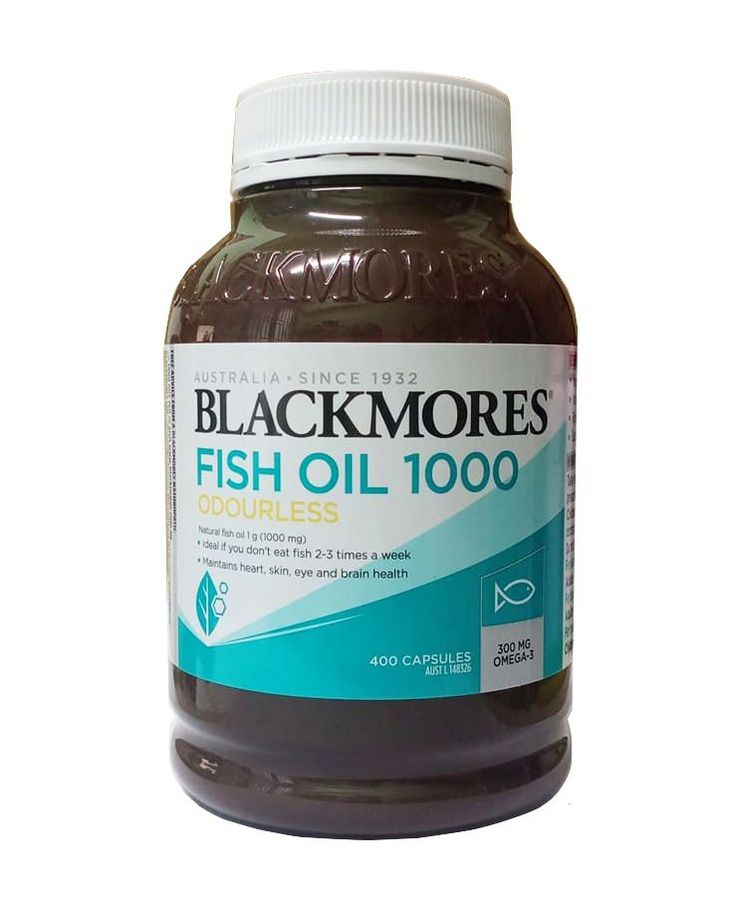 Dầu Cá Blackmores Không Mùi Odourless Fish Oil 1000 Mg