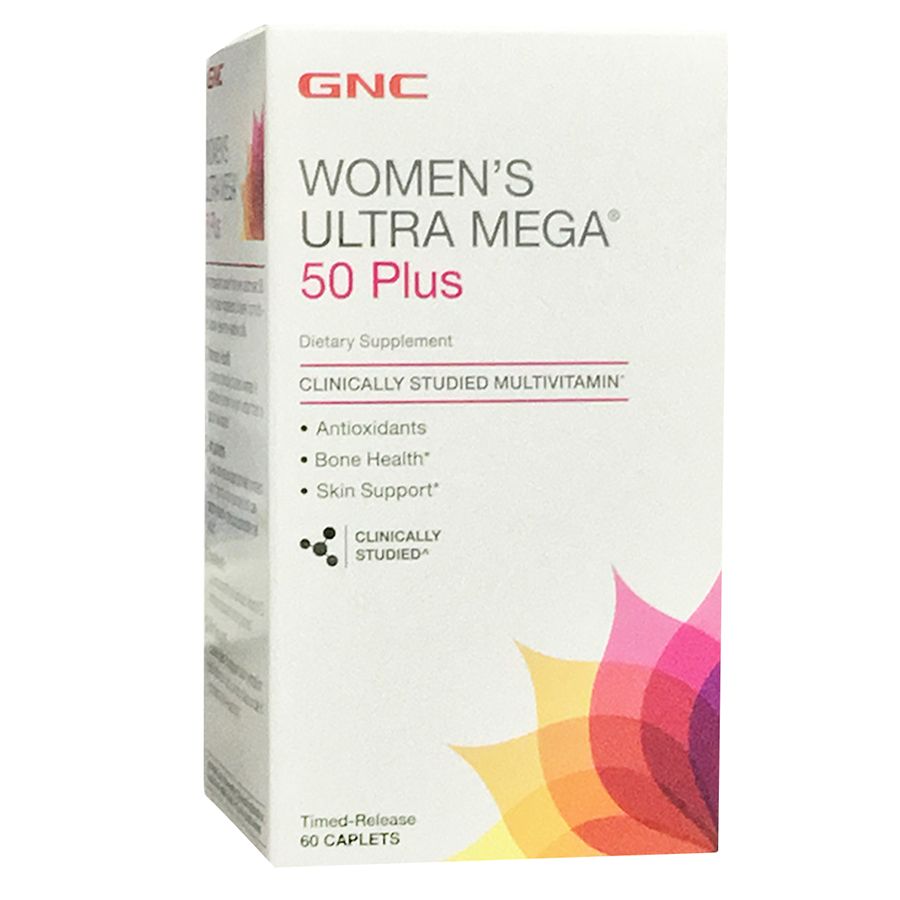 Vitamin Tổng Hợp GNC Ultra Mega 50 Plus Cho Nữ Trên 50 Tuổi