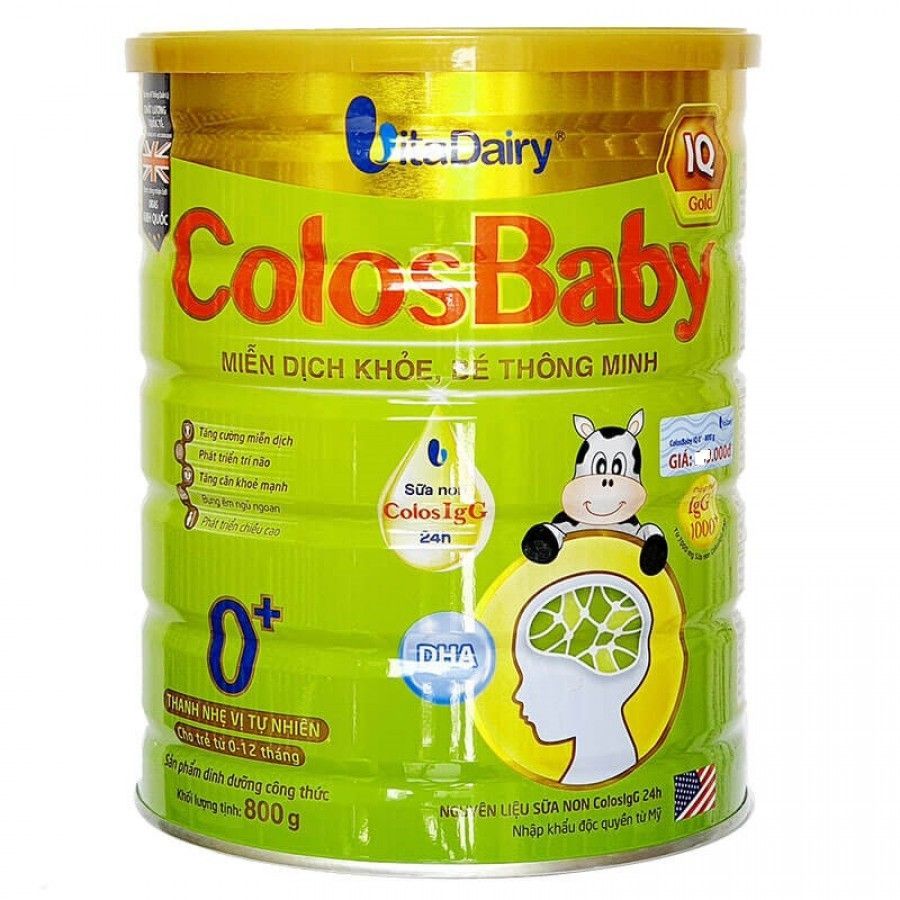 Sữa Non Colosbaby IQ Gold 0+ Cho Bé Sơ Sinh - 12 Tháng Tuổi