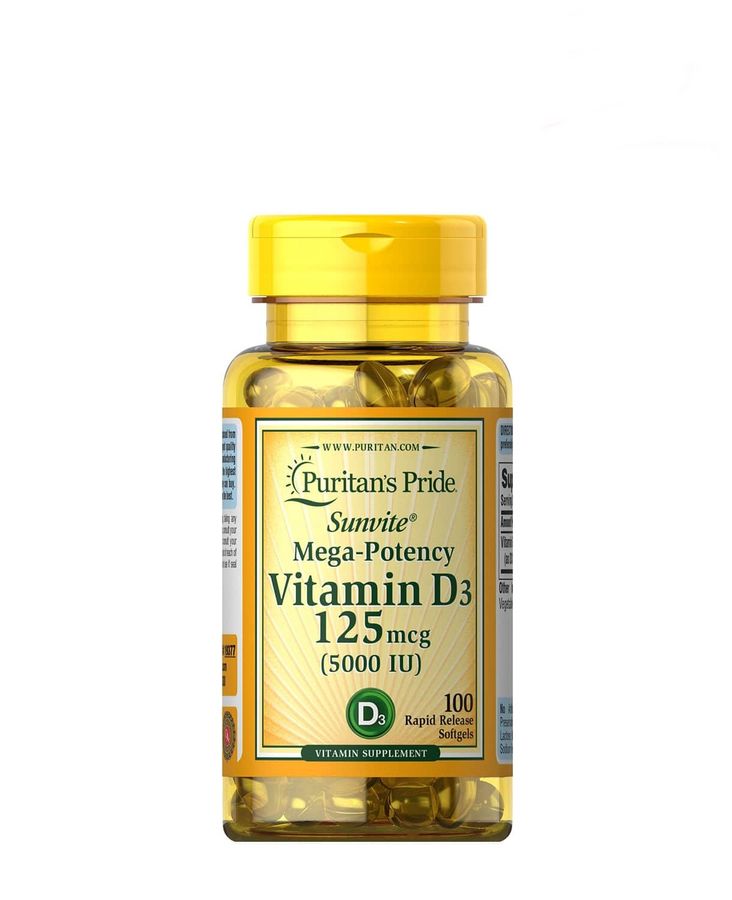 Viên Uống Bổ Sung Vitamin D3 125mcg Puritan's Pride
