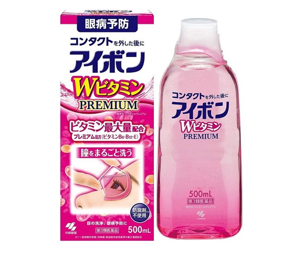Nước Rửa Mắt Eyebon W Vitamin Kobayashi Premium Nhật Bản