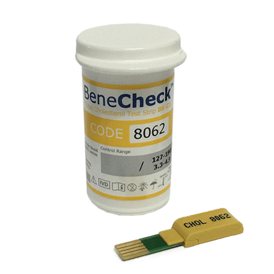 Hộp 10 Que Thử Cholesterol - Benecheck 3 In 1
