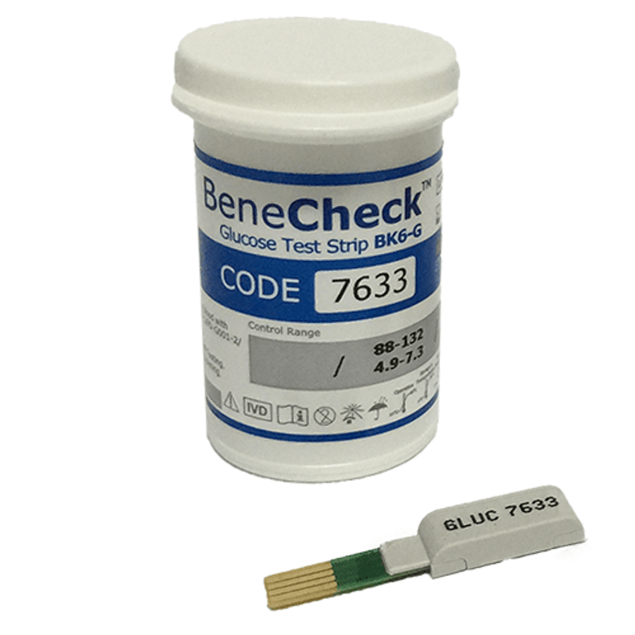 Que Thử Glucose Máy Đo Benecheck 3in1 Hộp 50 Chiếc