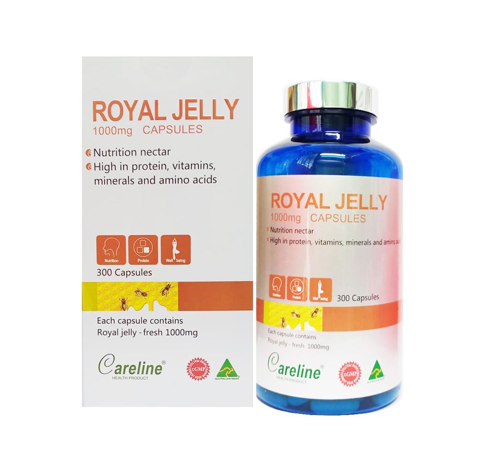 Royal Jelly Careline 1000mg - Sữa Ong Chúa Cao Cấp Của Úc