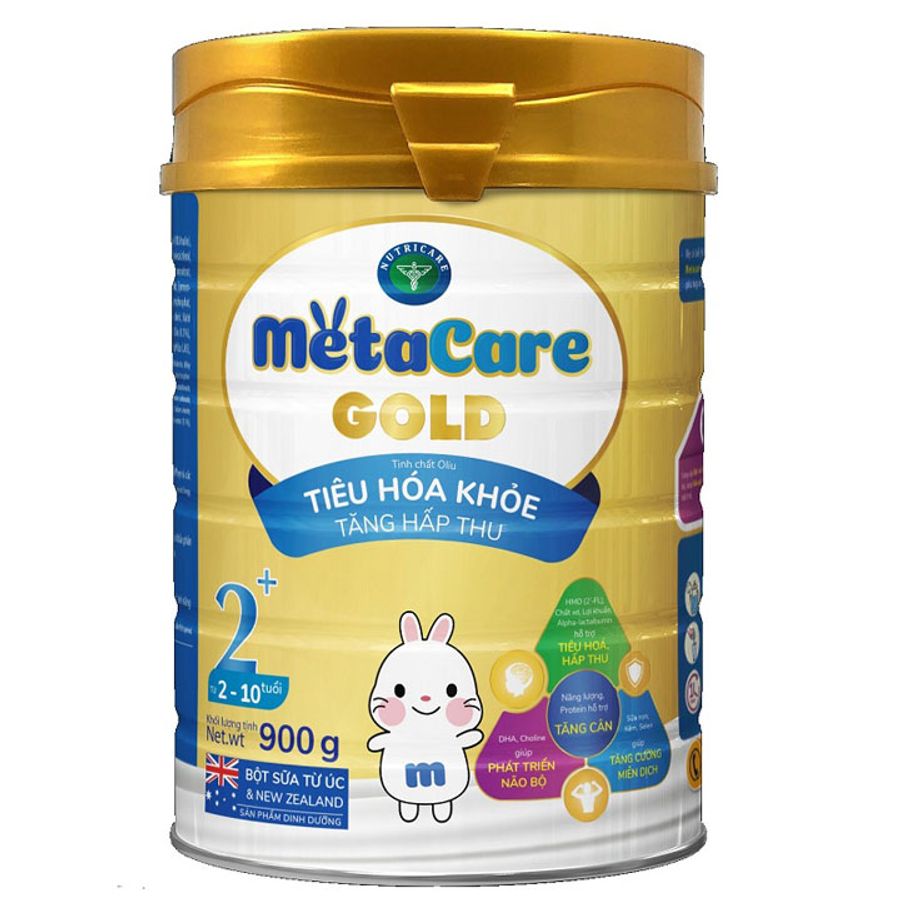 Sữa Bột Nutricare Meta Care Gold Số 2 Cho Trẻ Từ 2 - 10 Tuổi