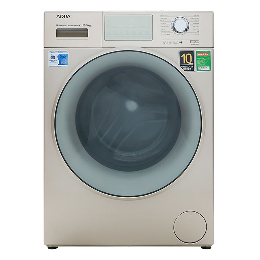 Máy Giặt Cửa Trước Aqua Inverter 10.5 Kg AQD-D1050E.N