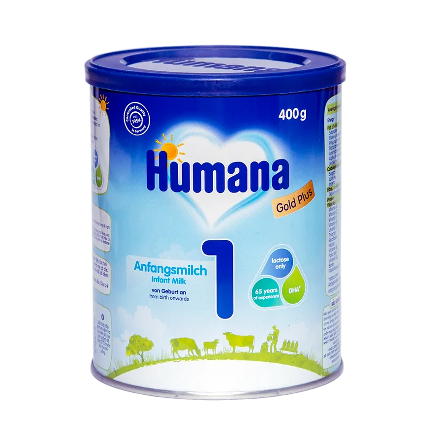 Sữa Humana Gold Plus 1 400g Sữa Cho Trẻ Sơ Sinh