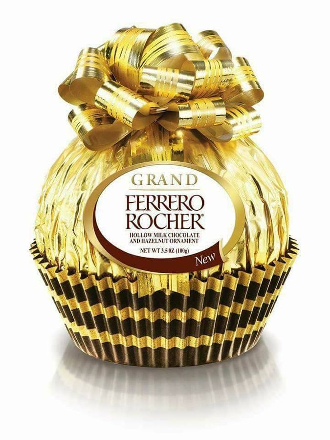 Socola Ferrero Rocher Hình Quả Cầu Vàng Buộc Nơ 240g