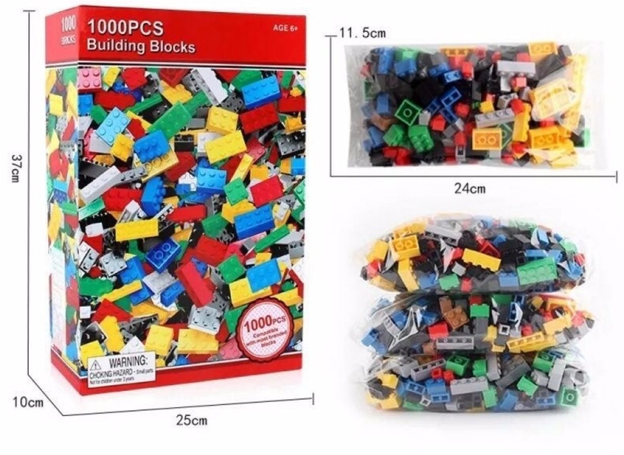 Bộ Đồ Chơi Lego 1000 Chi Tiết Lắp Rắp Cho Bé