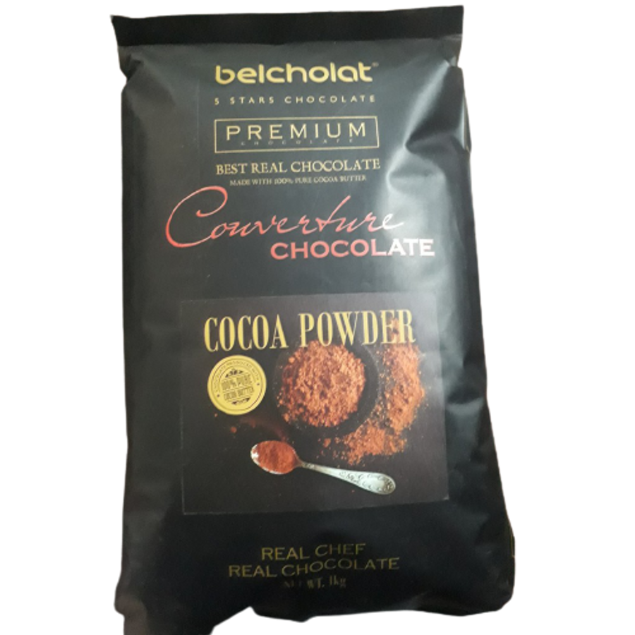 Bột Cacao Belcholat Cocoa Powder 1kg Nguyên Chất Không Đường
