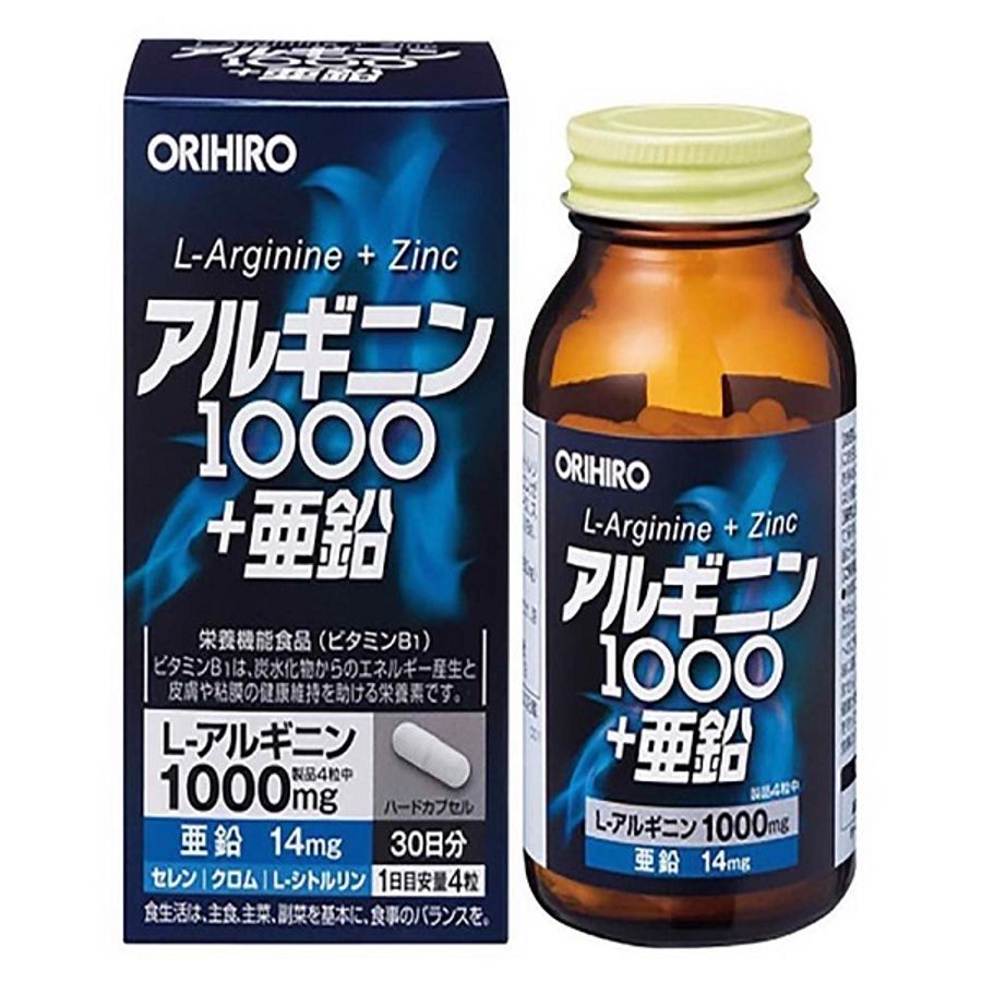 Viên Uống Orihiro L-Arginine 1000mg Và Zinc