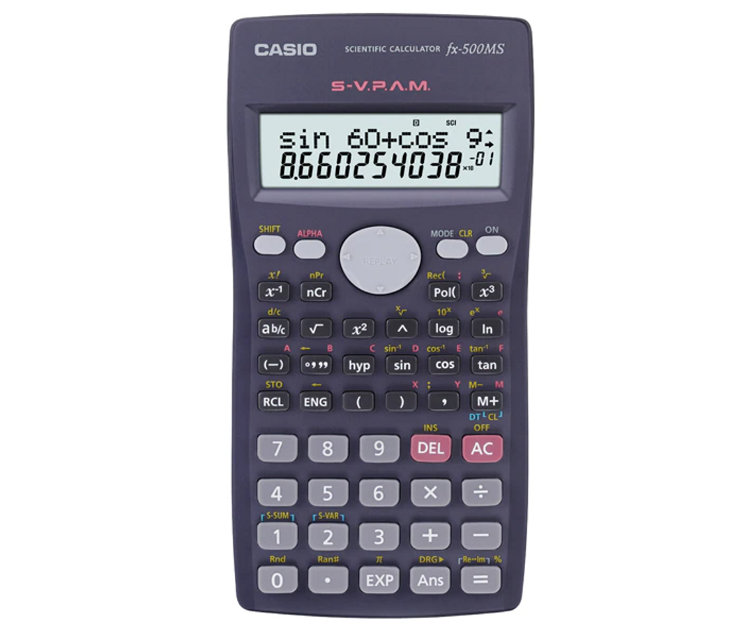 Máy Tính Casio Fx-500MS Bảo Hành 7 Năm