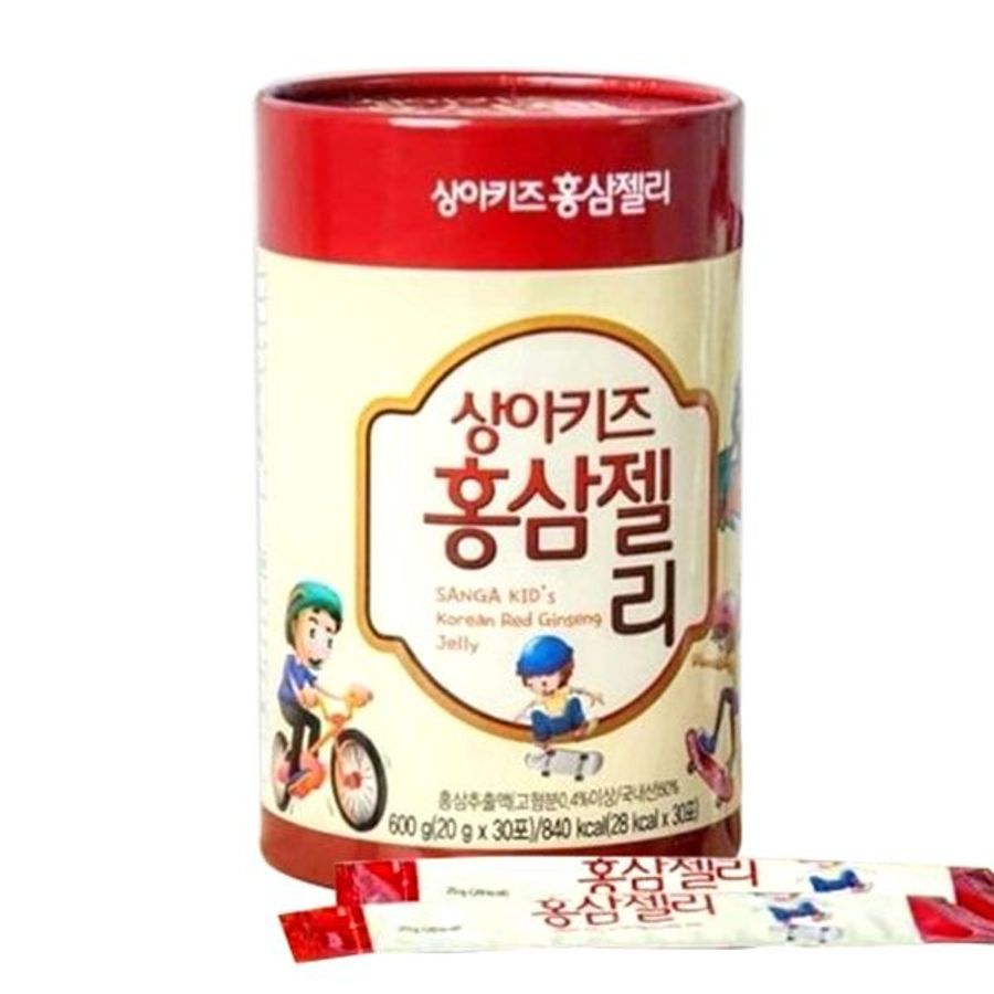 Thạch Hồng Sâm Sanga Kid Korean Red Ginseng Jelly Cho Bé