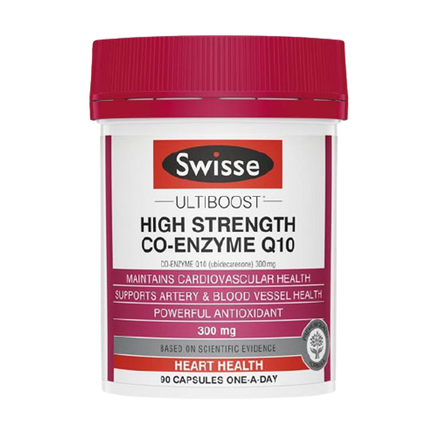 Viên Uống Swisse Ultiboost High Strength Co-Enzyme Q10 300mg