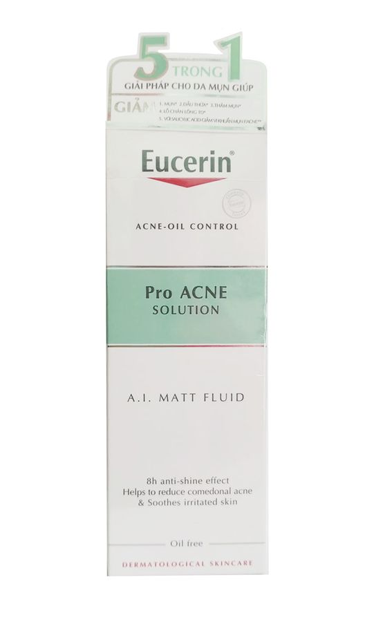 Kem Dưỡng Eucerin Pro Acne Mattifying Fluid Cho Da Dầu Mụn