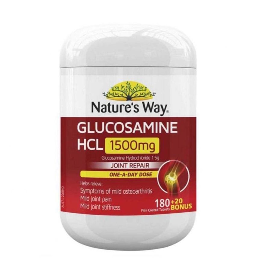 Viên Uống Glucosamine 1500mg Nature’s Way Của Úc