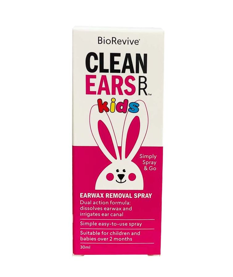 Xịt Hỗ Trợ Tan Ráy Tai Clean Ears Kids 30ml Của Úc