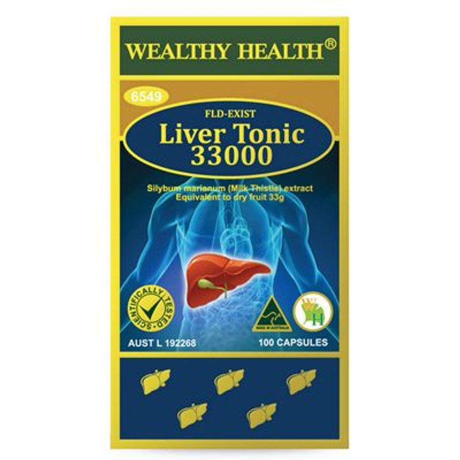 Viên Uống Wealthy Health Liver Tonic 33000 Hỗ Trợ Bổ Gan