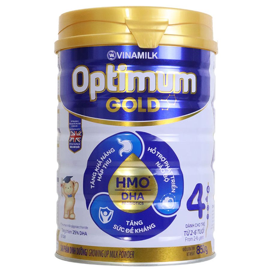 Sữa Bột Optimum Gold 4 Cho Trẻ Từ 2 - 6 Tuổi