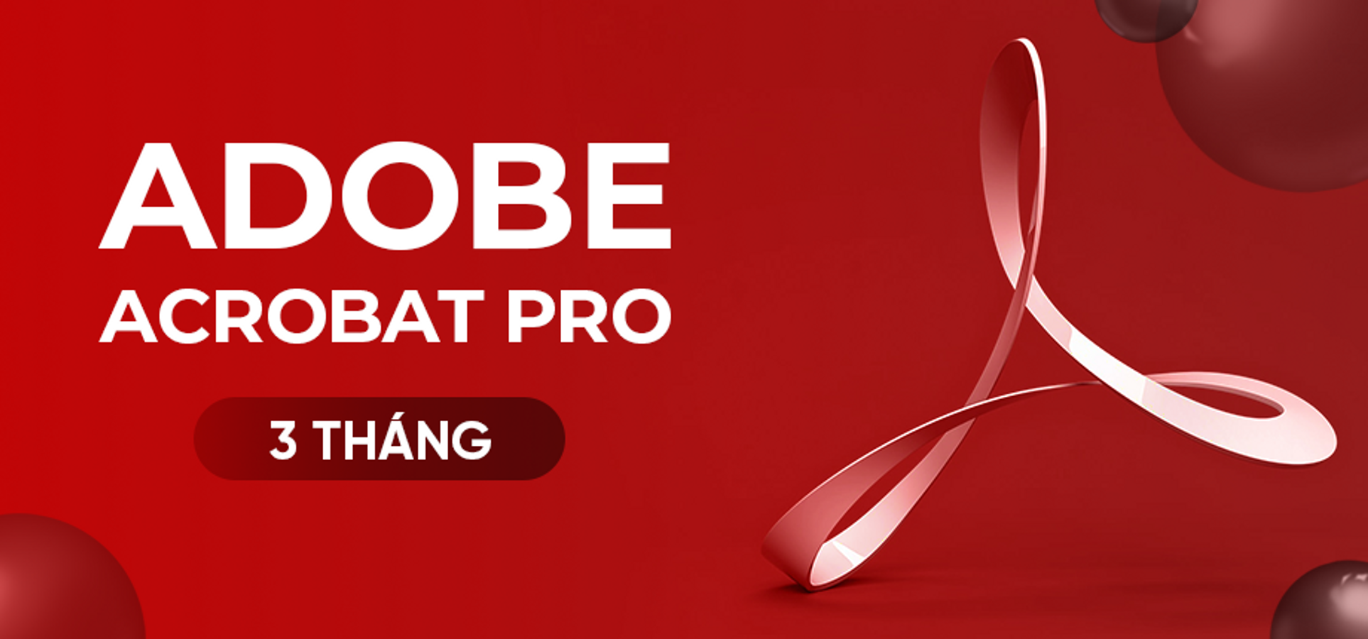 Voucher Sử Dụng Tài Khoản Adobe Acrobat Pro (3 Tháng)